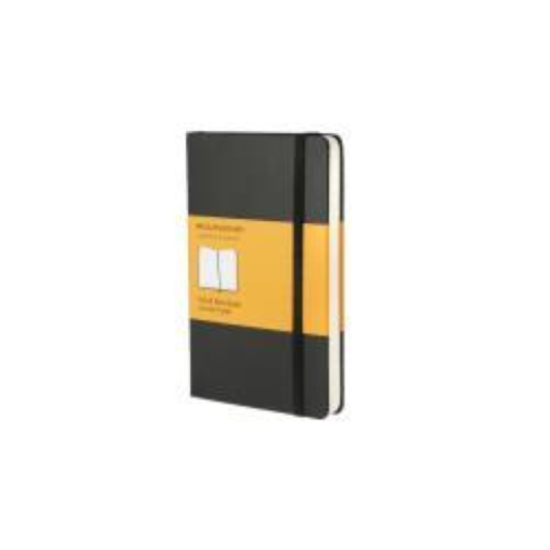 Moleskine Classic Pocket - Taccuino - cartonato - 90 x 140 mm - 96 fogli / 192 pagine - bianco - bianco - nero - cartone
